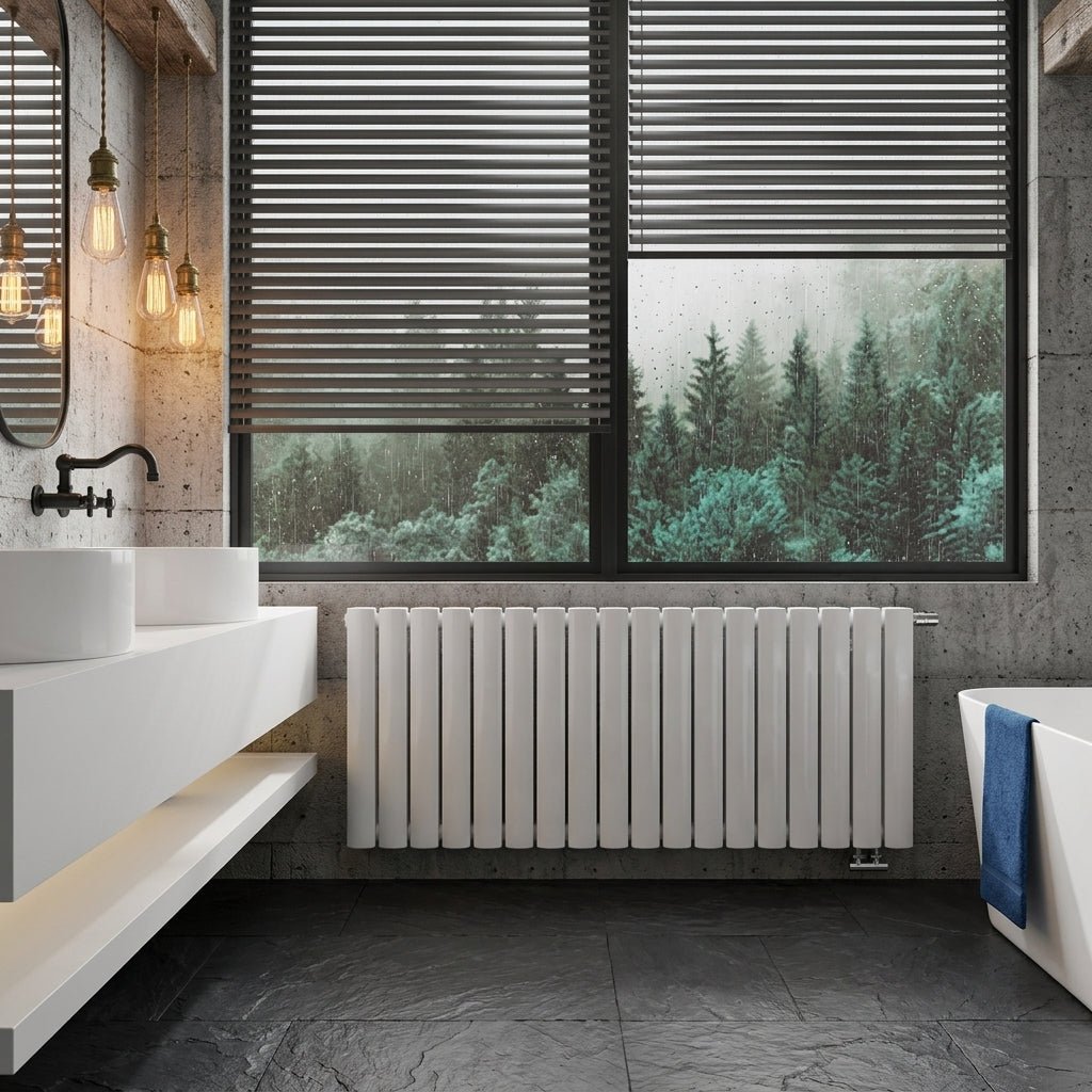 Carisa Otto Horizontal Designer Aluminium Radiator in 600H x 795W
