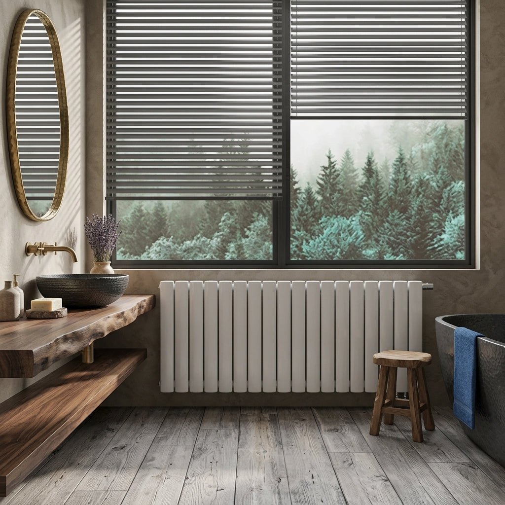 Carisa Otto Horizontal Designer Aluminium Radiator in 600H x 795W