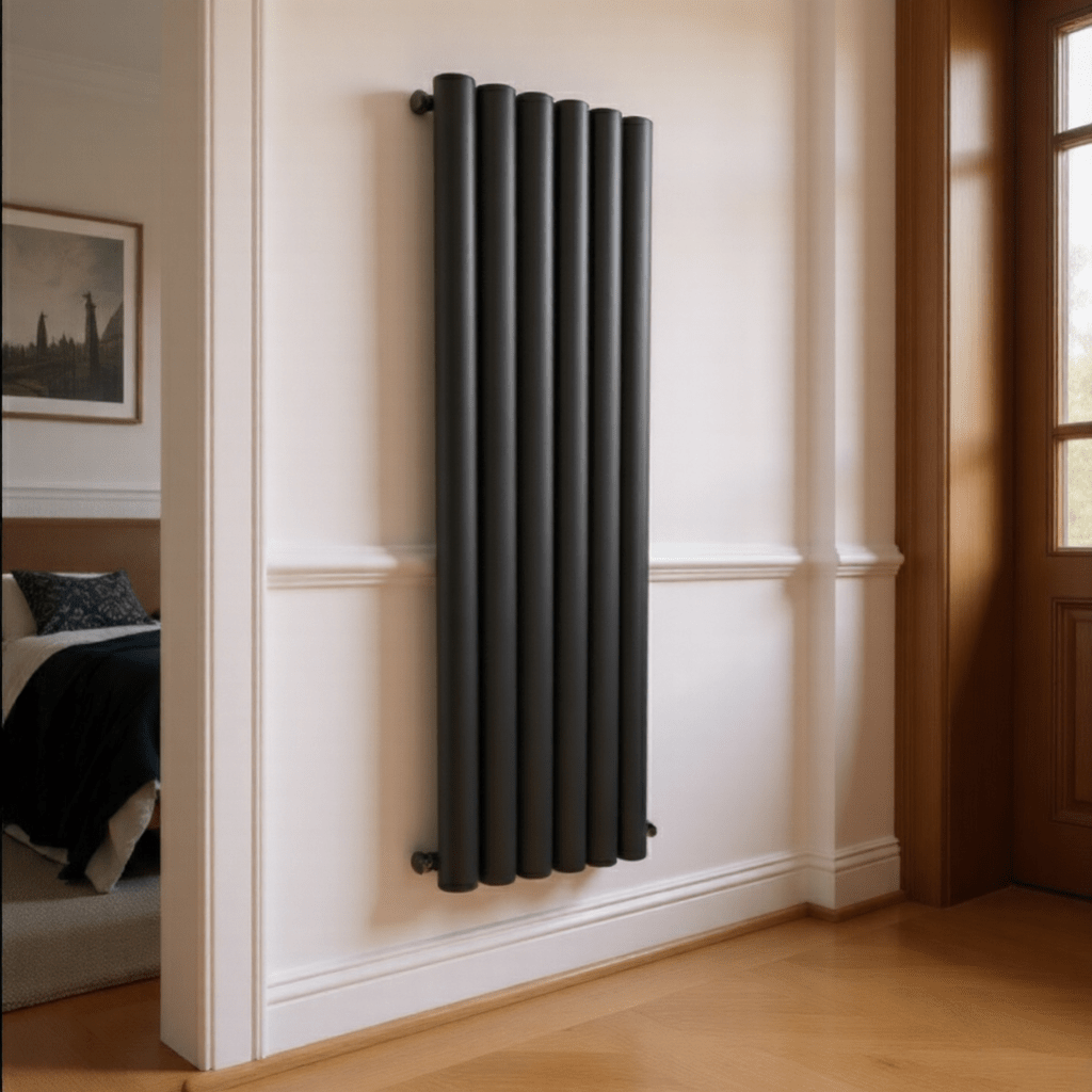 Carisa Otto Vertical Designer Aluminium Radiator in 1800H x 315W