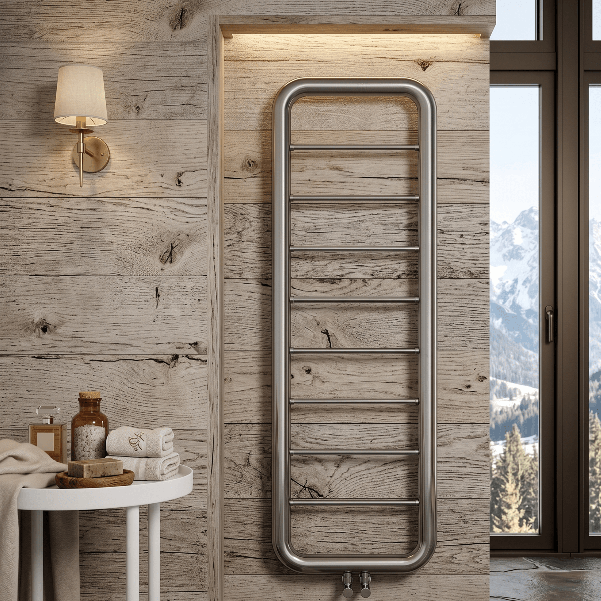 Carisa Paros Stainless Steel Towel Radiator in 1500H x 500W