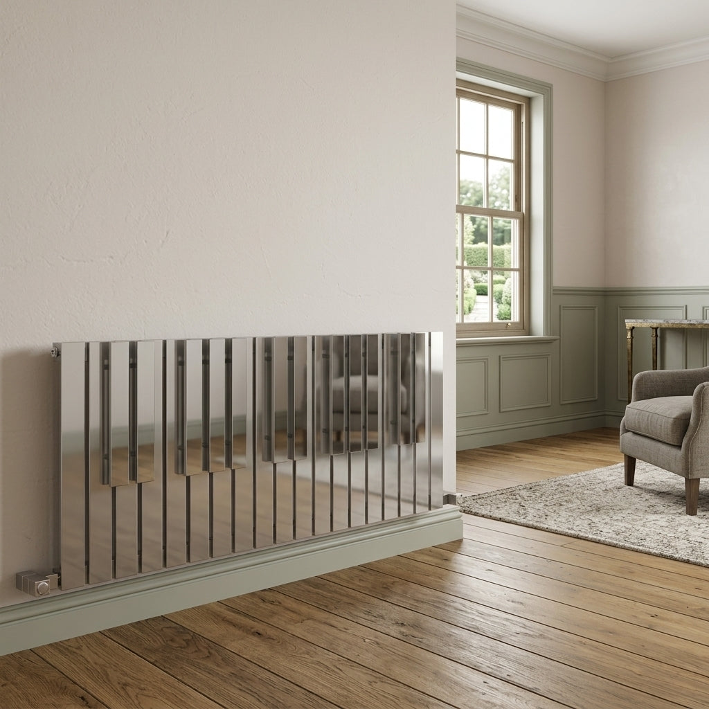 Carisa Piano Stainless Steel Horizontal Radiator | CUSTOM MADE