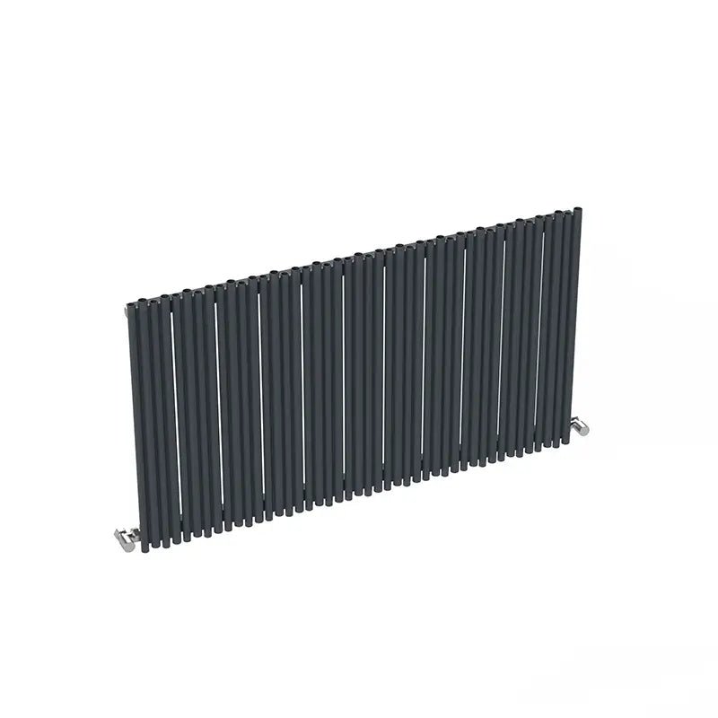 Carisa Pipette Horizontal Thin Column Designer Aluminium Radiator in 600H x 660W