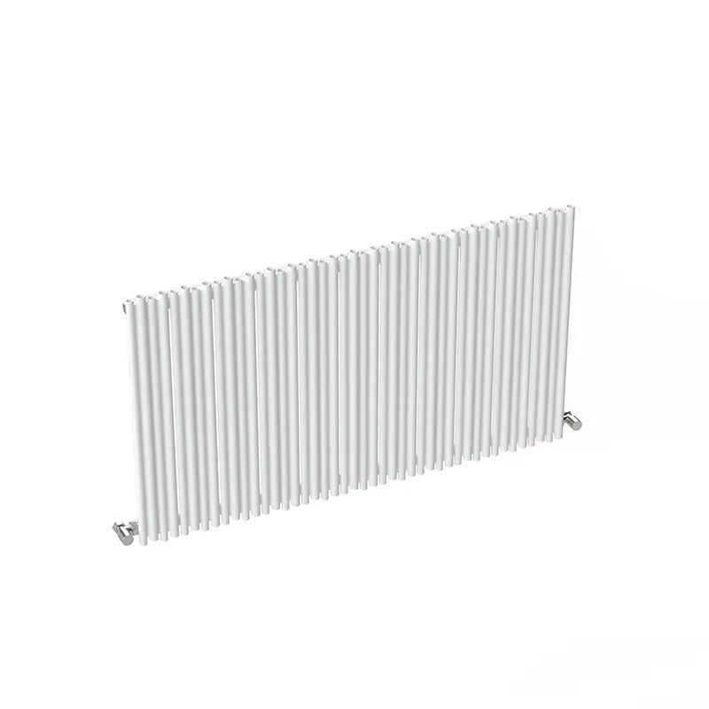 Carisa Pipette Horizontal Thin Column Designer Aluminium Radiator in 600H x 660W