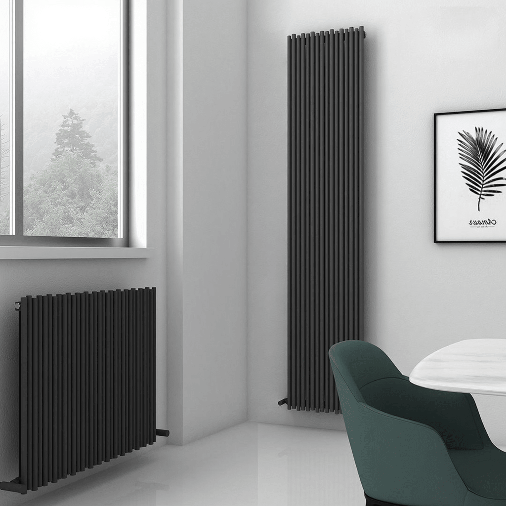 Carisa Pipette Vertical Designer Aluminium Radiator in 1800H x 280W