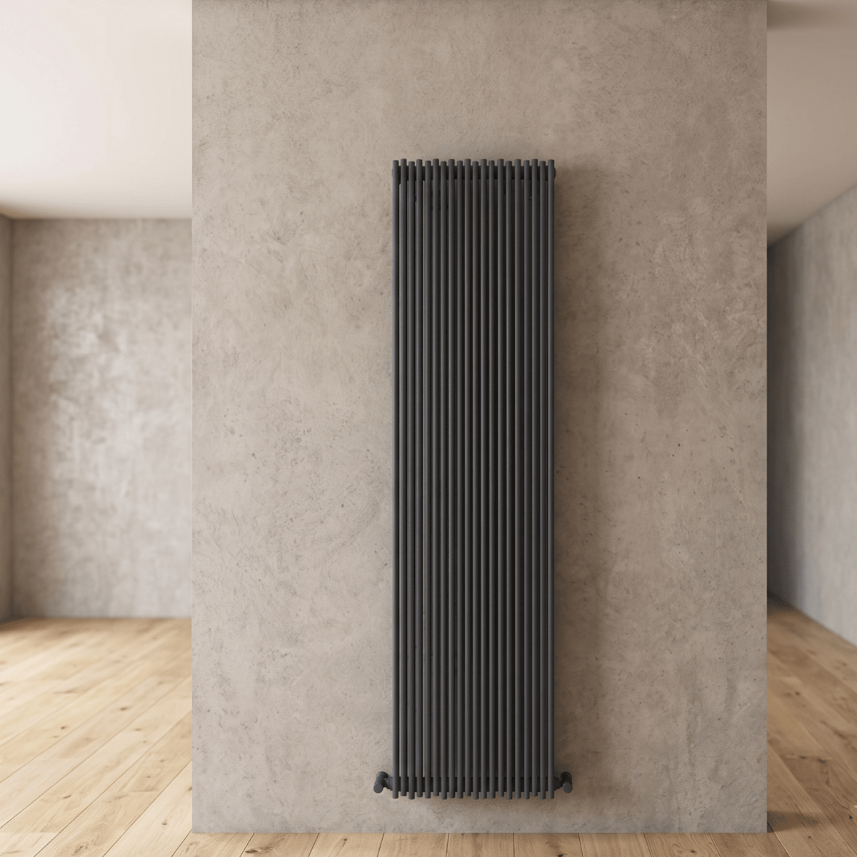 Carisa Pipette Vertical Designer Aluminium Radiator in 1800H x 470W