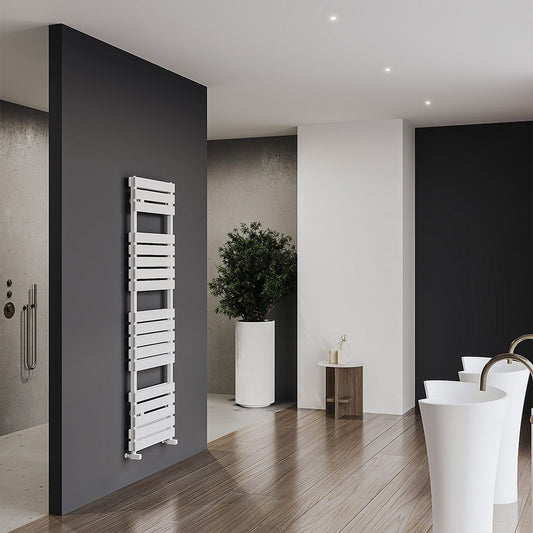 Carisa Plata Aluminium Bathroom Heated Towel Rail in 700H x 490W (Single Panel)