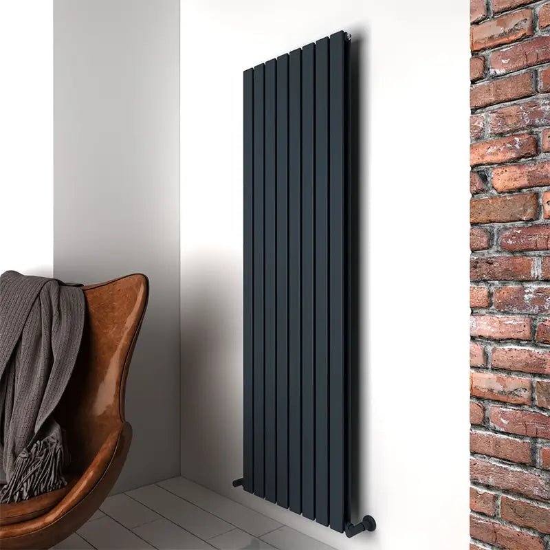 Carisa Plata Double Tall Slim Aluminium Radiator in 1800H x 280W