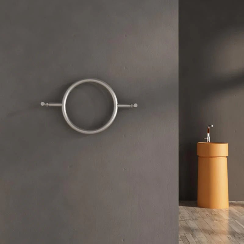 Carisa Roni Stainless Steel Hoop Towel Radiator in 400H x 640W