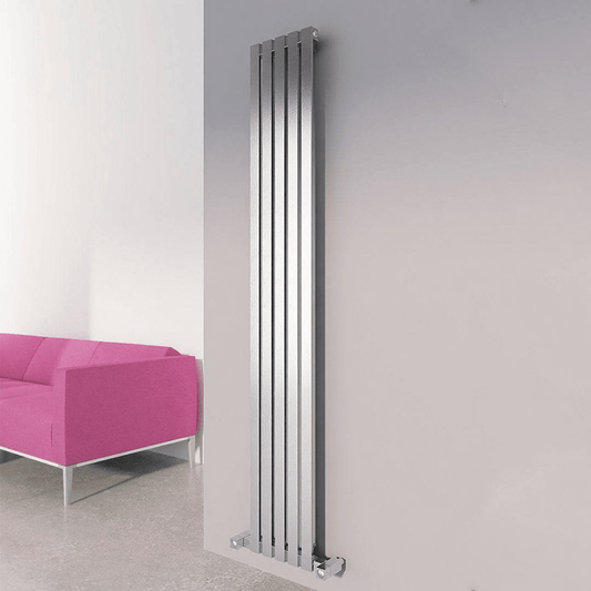 Carisa Sarp Steel Radiator in Polished Satin