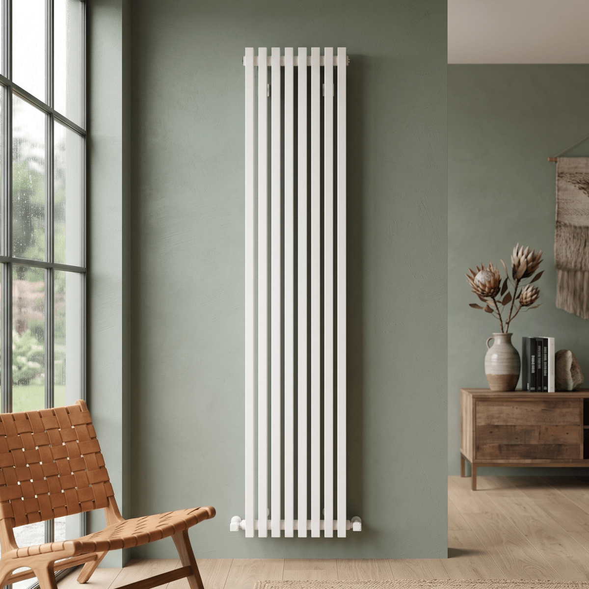 Carisa Sophia Aluminium Tall Designer Radiator in 600H x 499W