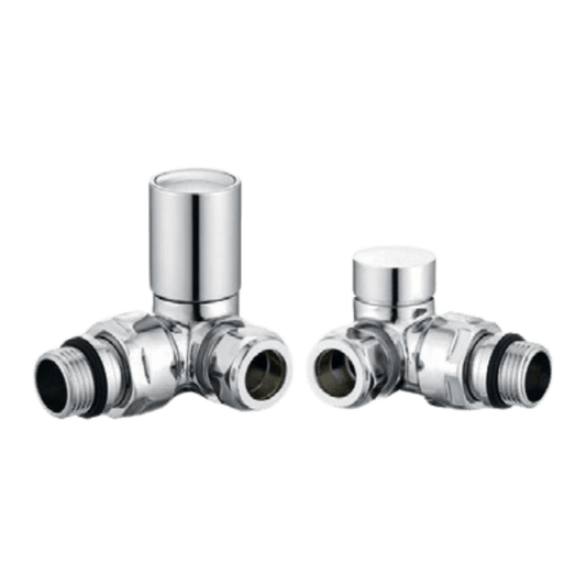 Carisa Spera Corner (Double Angled) Valves in Chrome