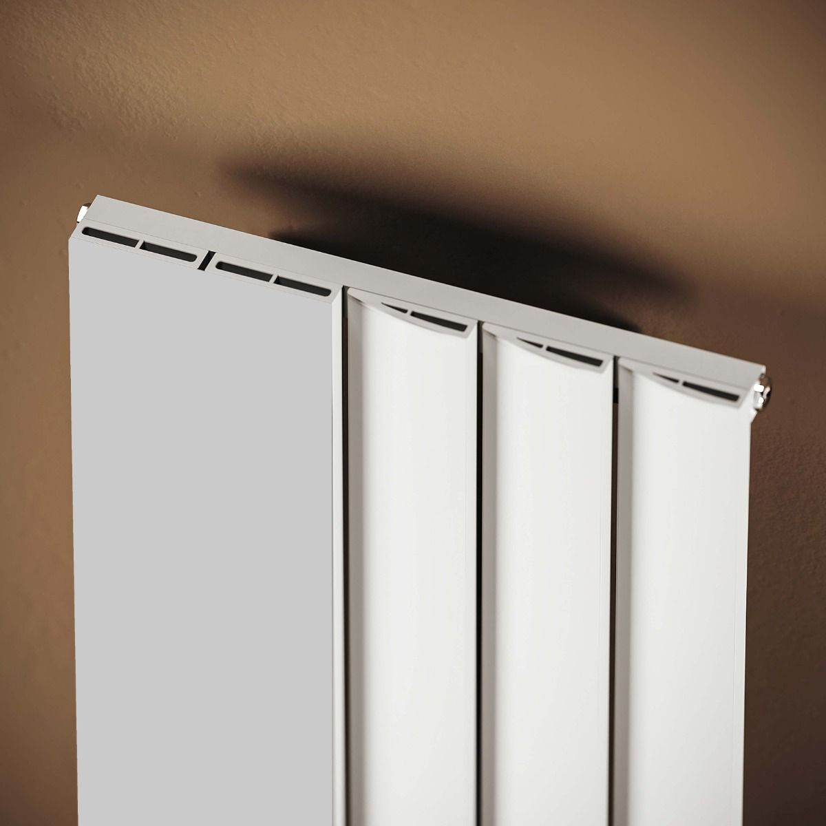 Carisa Step Tall Aluminium Designer Mirror Radiator in 1800H x 470W