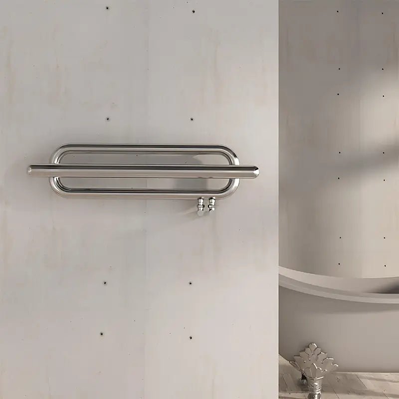 Carisa Swing Stainless Steel Heated Towel Rail in 250H x 1000W