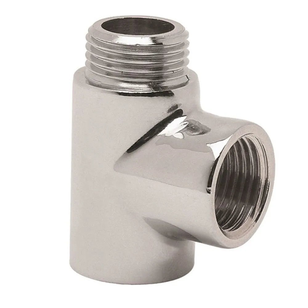Carisa T-Piece for Dual Fuel in Chrome