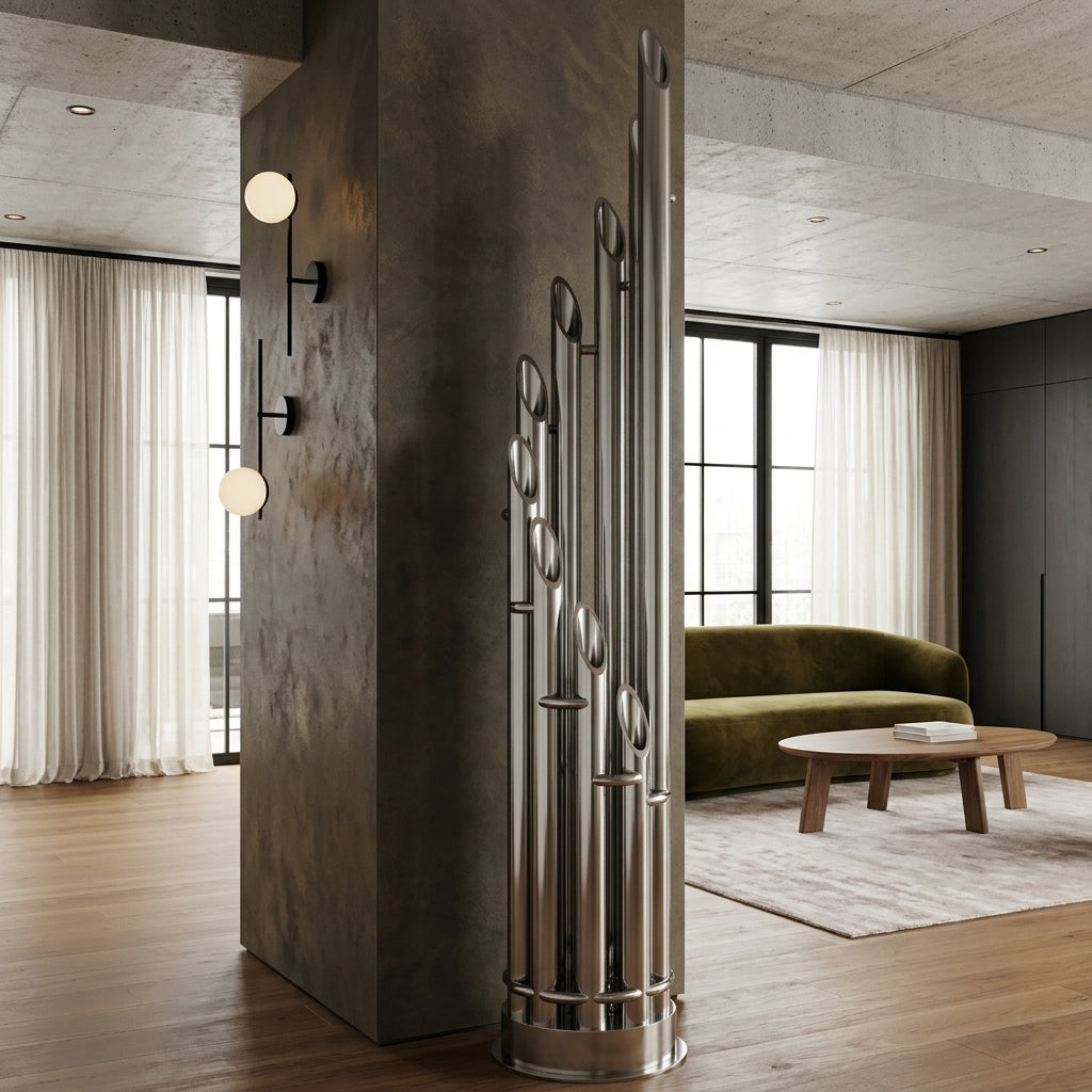 Carisa Unique Stainless Steel Vertical Radiator | CUSTOM MADE