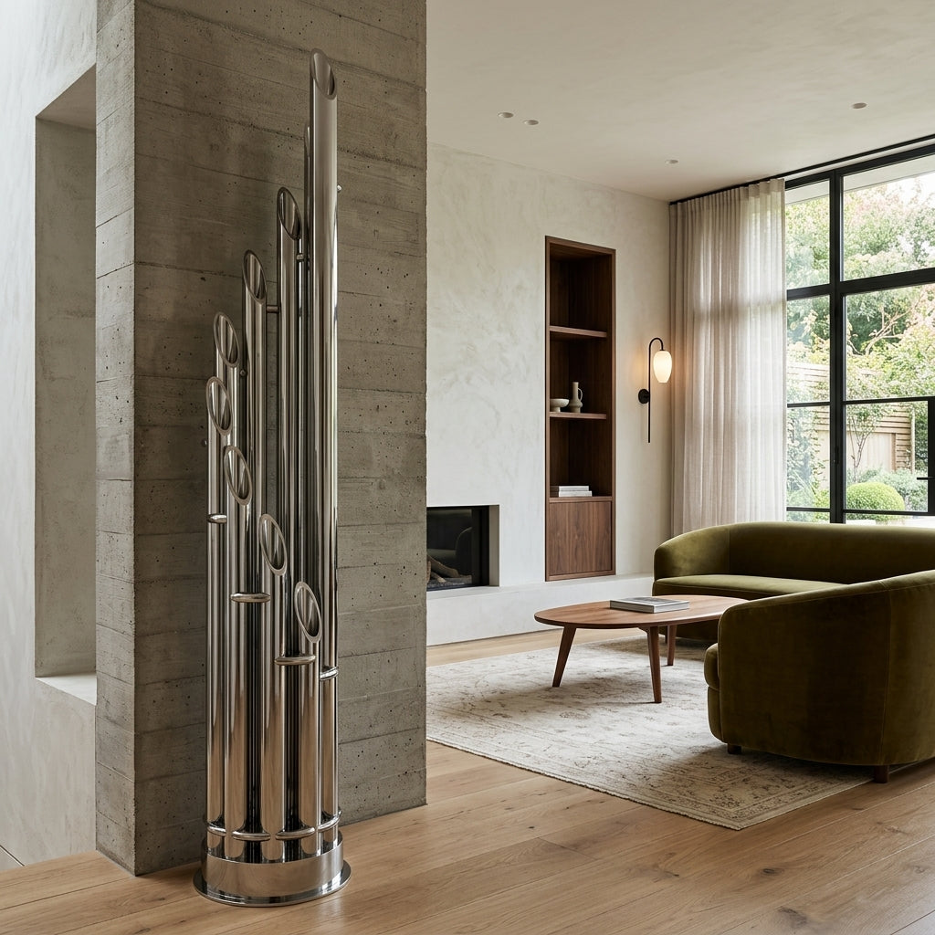 Carisa Unique Stainless Steel Vertical Radiator | CUSTOM MADE