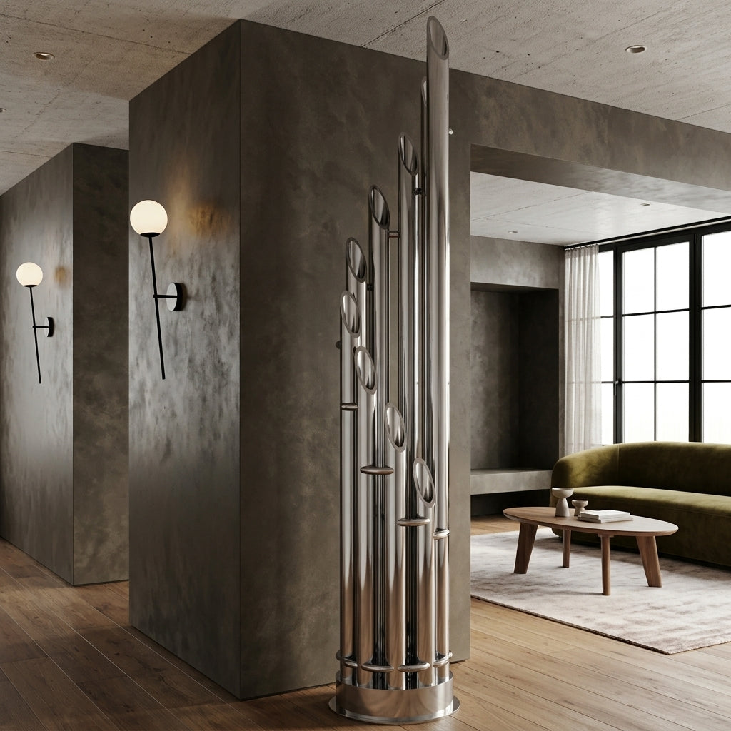 Carisa Unique Stainless Steel Vertical Radiator | CUSTOM MADE