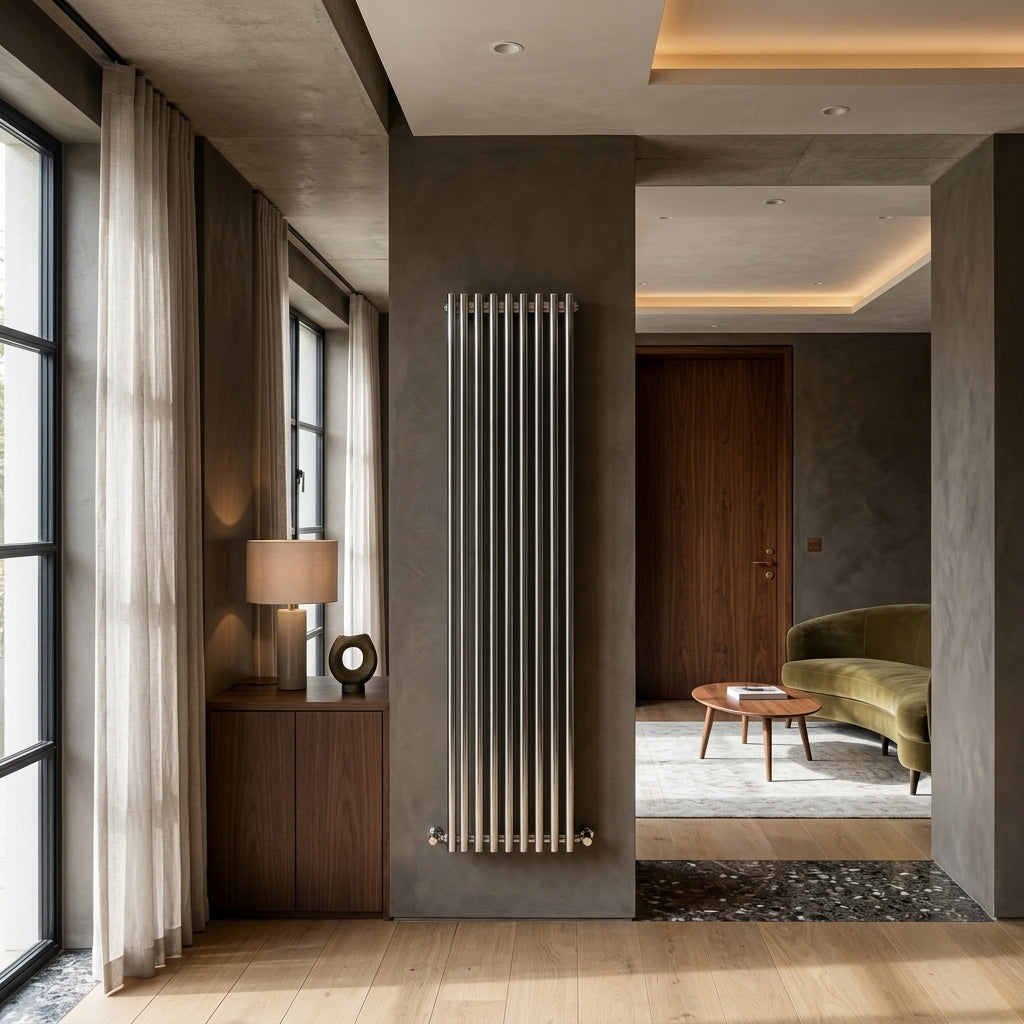 Carisa Versailles Stainless Steel Vertical Radiator | CUSTOM MADE
