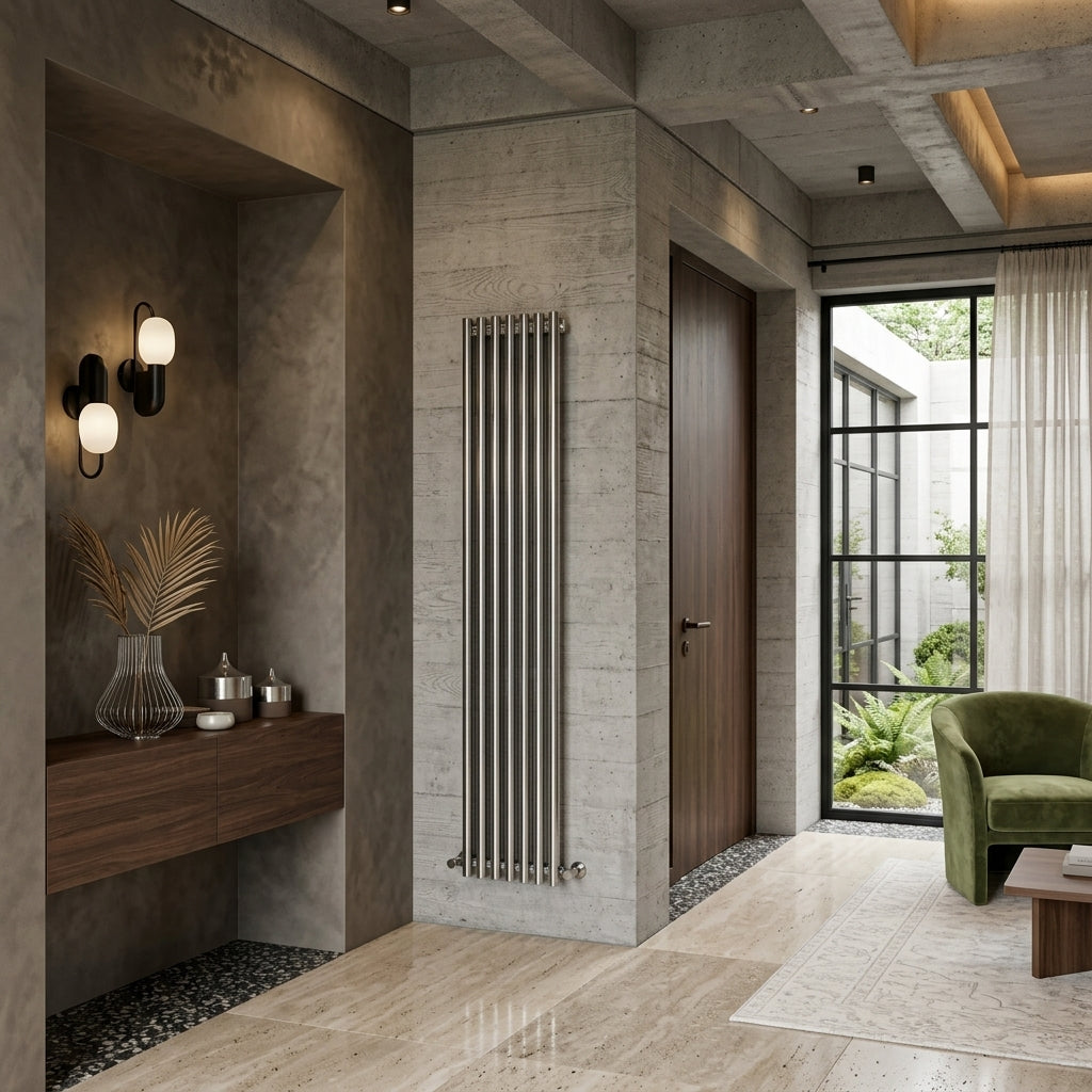 Carisa Versailles Stainless Steel Vertical Radiator | CUSTOM MADE