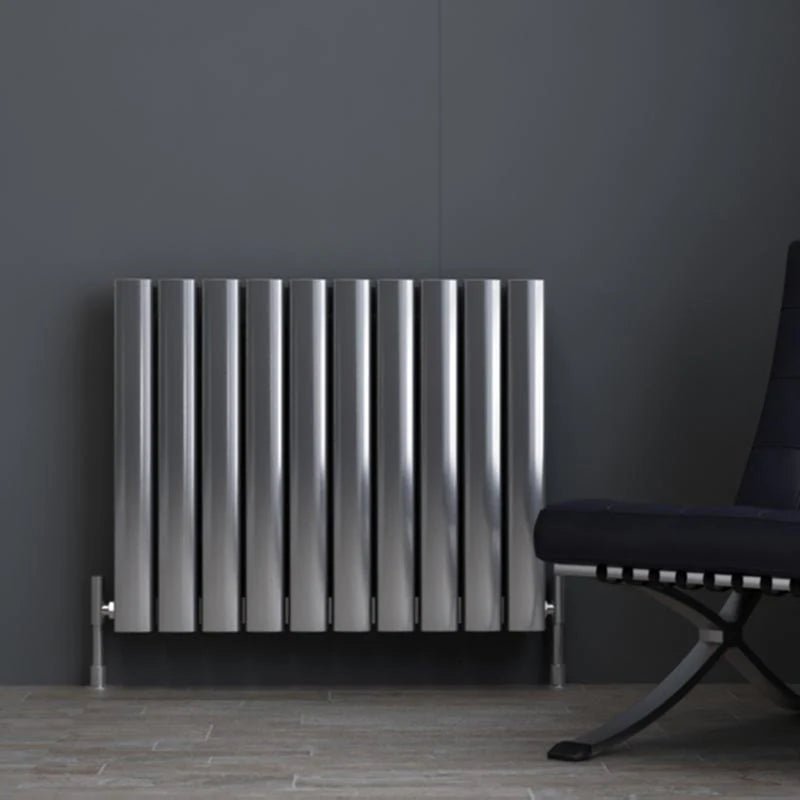Carisa Vesta Modern Horizontal Aluminium Radiator in 600H x 745W