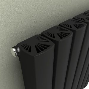 Carisa Vesta Modern Vertical Aluminium Radiator in 1800H x 295W