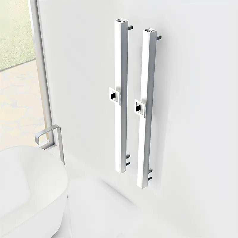 Carisa Vesta Single Aluminium Dry Electric Towel Radiator in 1200H x 70W