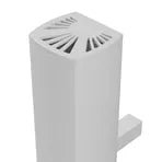 Carisa Vesta Single Aluminium Dry Electric Towel Radiator in 1200H x 70W