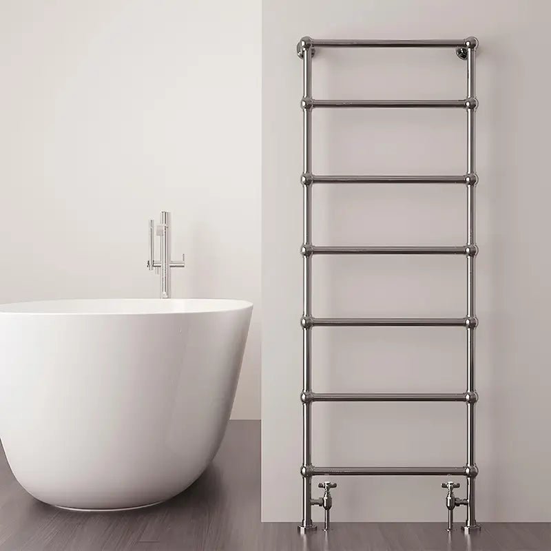 Carisa Victoria Traditional Steel Heated Bathroom Towel Rail in 950H x 500W