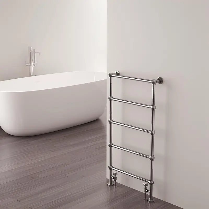 Carisa Victoria Traditional Steel Heated Bathroom Towel Rail in 950H x 500W
