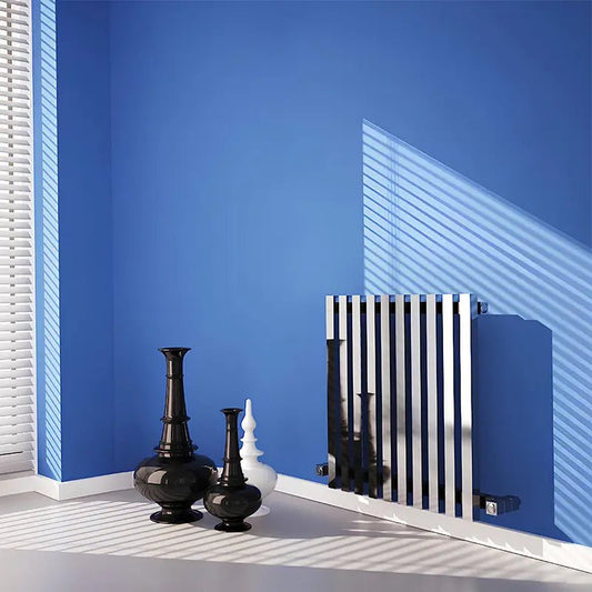 Carisa Zara Chrome Polished Steel Horizontal Radiator in 550H x 630W