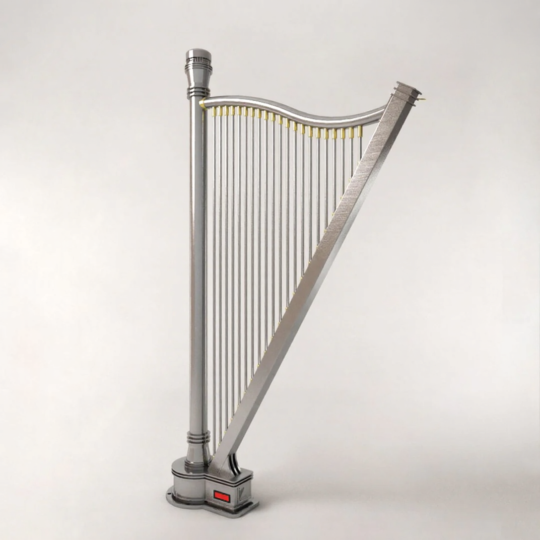 Carisa Adagio Stainless Steel Harp Designer Radiator 2000H x 1150W | CUSTOM MADE