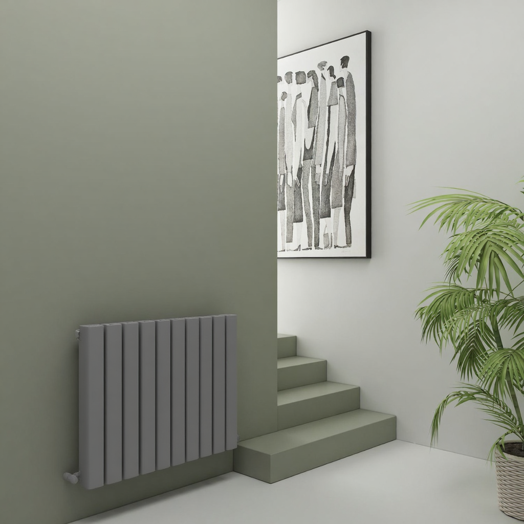 Carisa Vesta Modern Horizontal Aluminium Radiator | 4 colours, 3 sizes