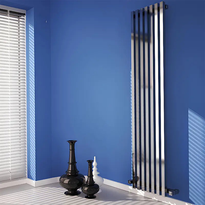 Carisa Zara Chrome Polished Steel Tall Aluminium Radiator