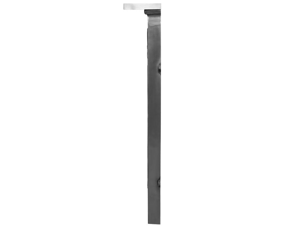 Carron Art Noveau Cast Iron Fireplace Surround in Black