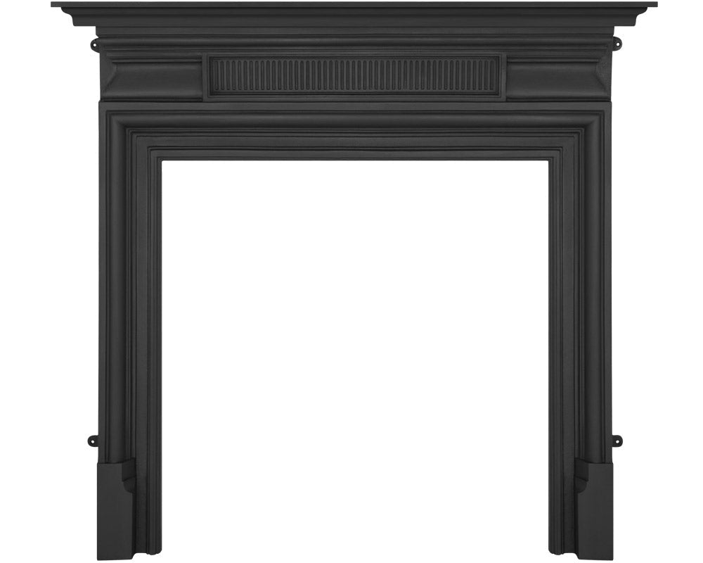 Carron Belgrave Cast Iron Fireplace Surround in Black
