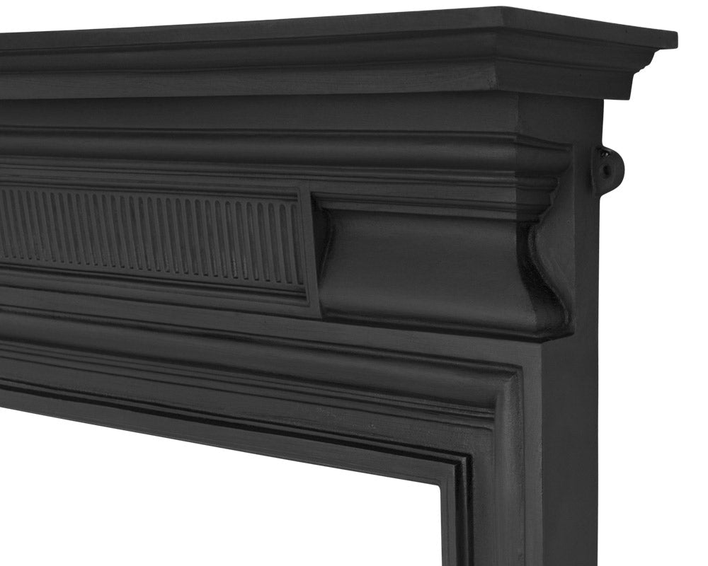 Carron Belgrave Cast Iron Fireplace Surround in Black