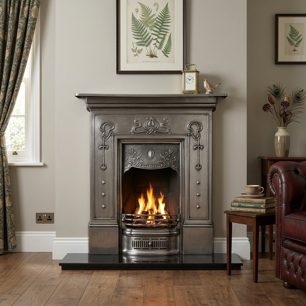 Carron Bella Cast Iron Fireplace Surround in Full Polish