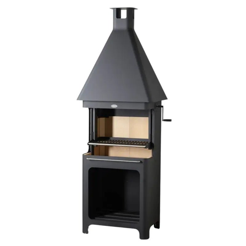 Carron Bellmount BBQ & Outdoor Fireplace in Black