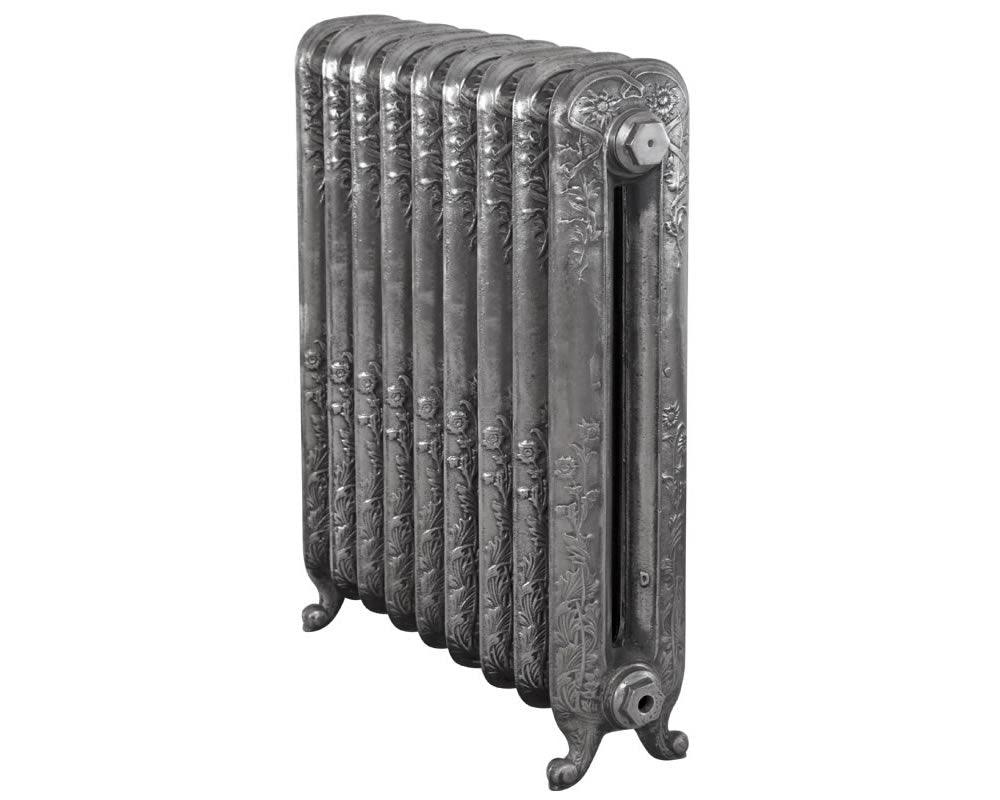 Carron Daisy 2 Column Cast Iron Radiator in Hand Burnished