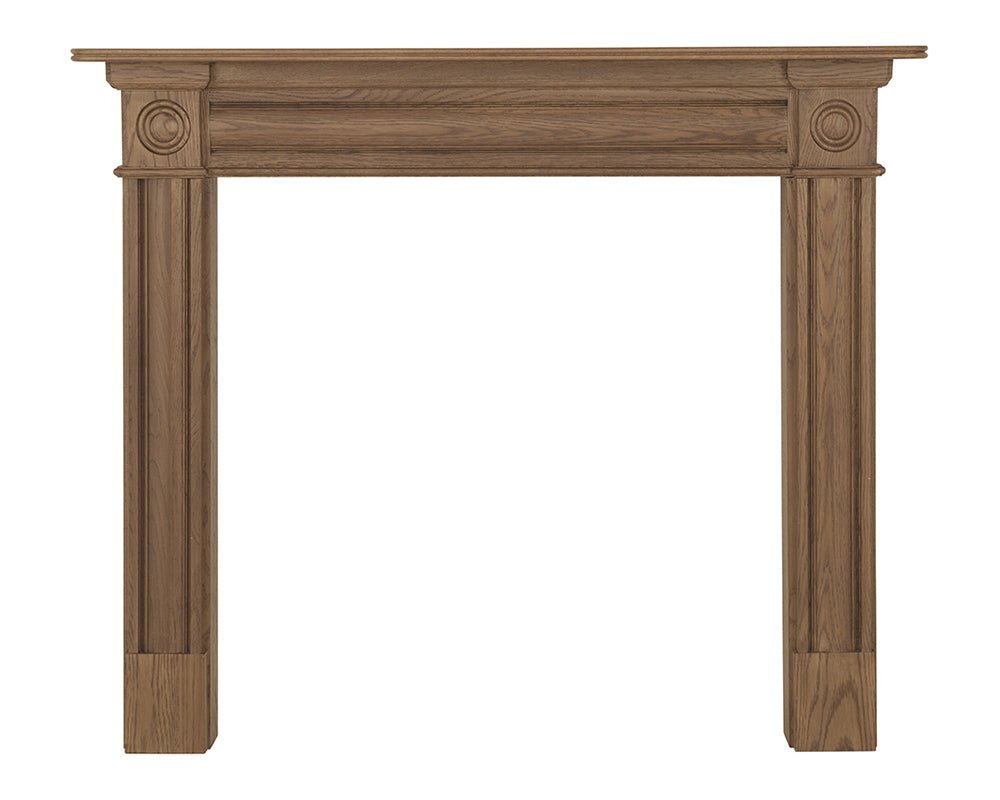 Carron Derry Solid Oak Fireplace Surround in Unwaxed Oak