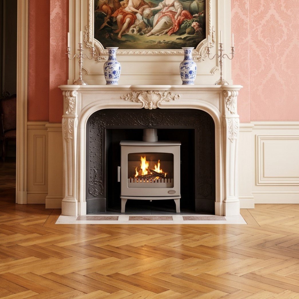 Carron ECO Wood Burning Stove 5kW in Antique Enamel