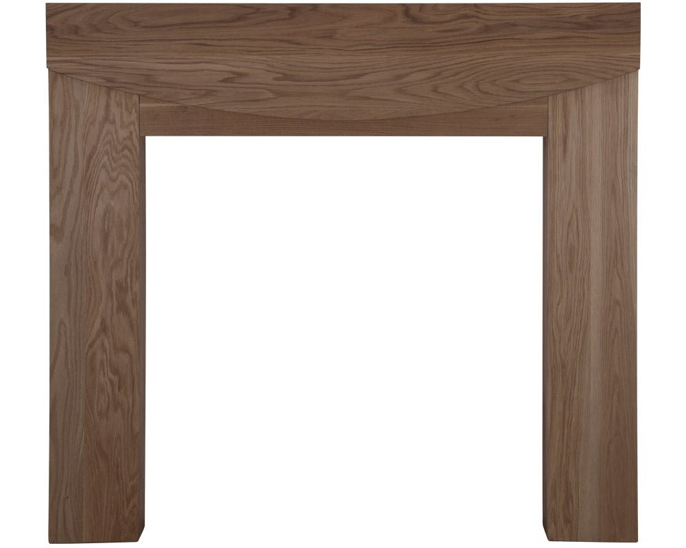 Carron Hardwick Solid Oak Fireplace Surround in Unwaxed Oak
