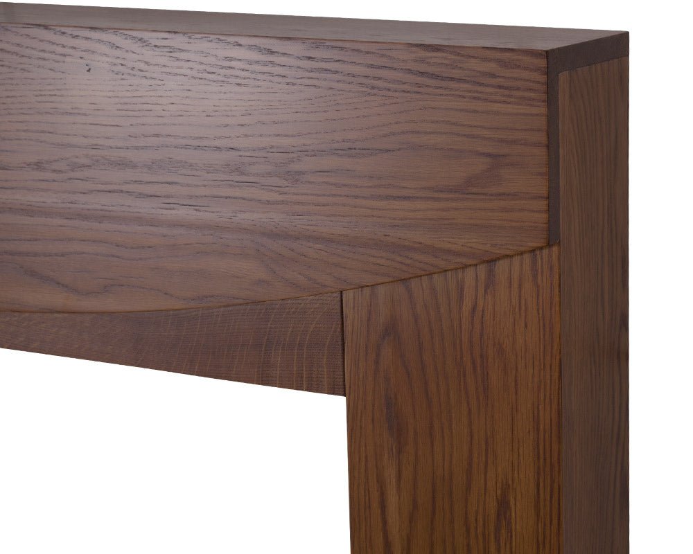 Carron Hardwick Solid Oak Fireplace Surround in Waxed Oak