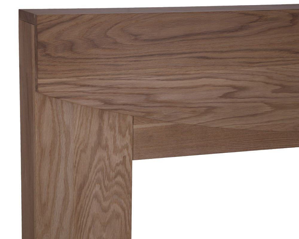 Carron Hardwick Solid Oak Fireplace Surround in Waxed Oak