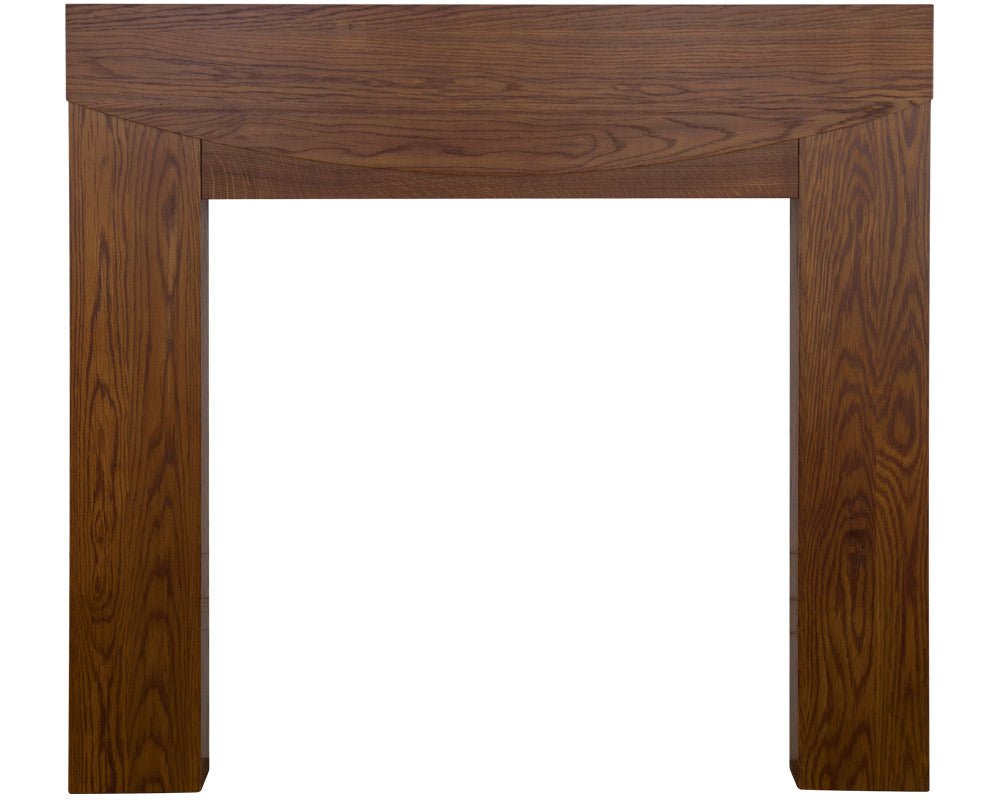 Carron Hardwick Solid Oak Fireplace Surround in Waxed Oak