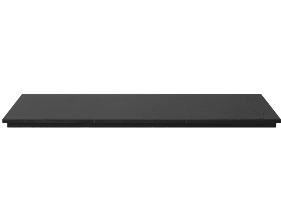 Carron Honed Black Granite Hearth 1 Piece in 107x38cm