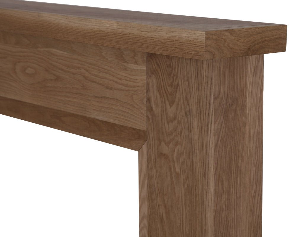 Carron Kedleston Solid Oak Fireplace Surround in Unwaxed Oak