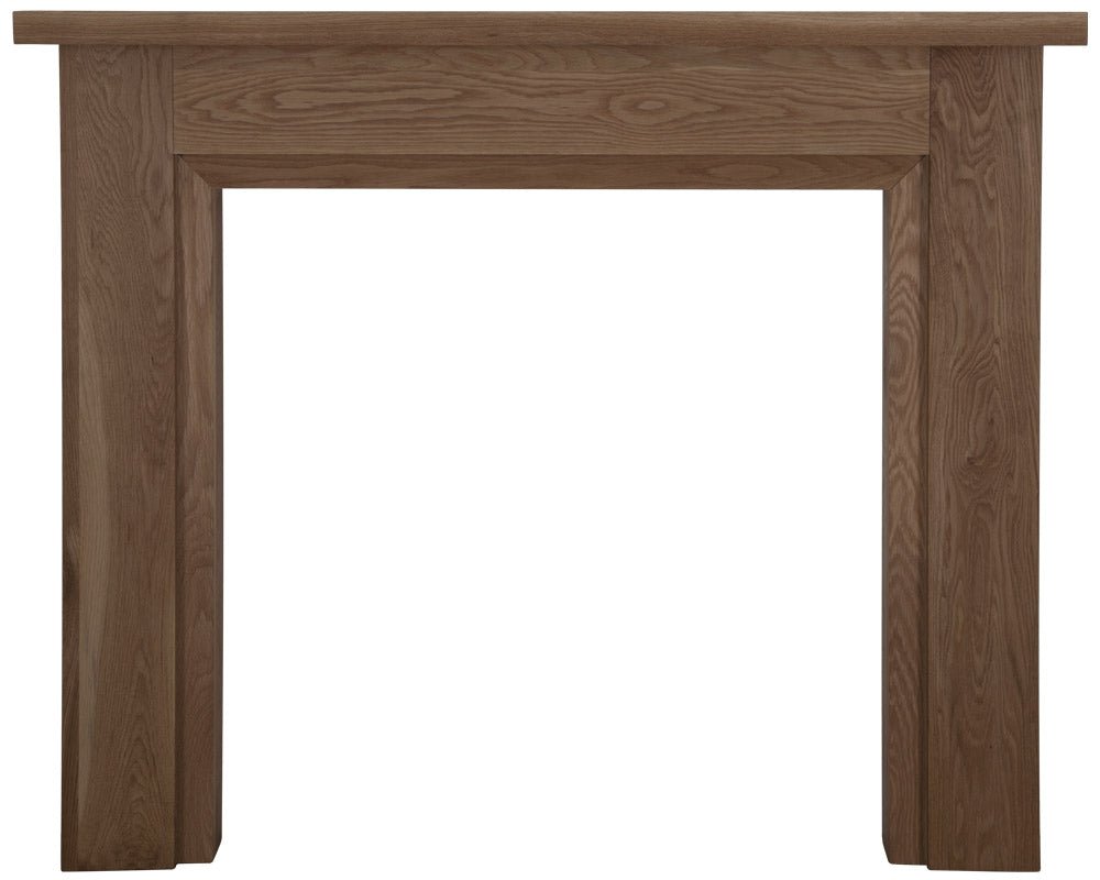 Carron Kedleston Solid Oak Fireplace Surround in Unwaxed Oak