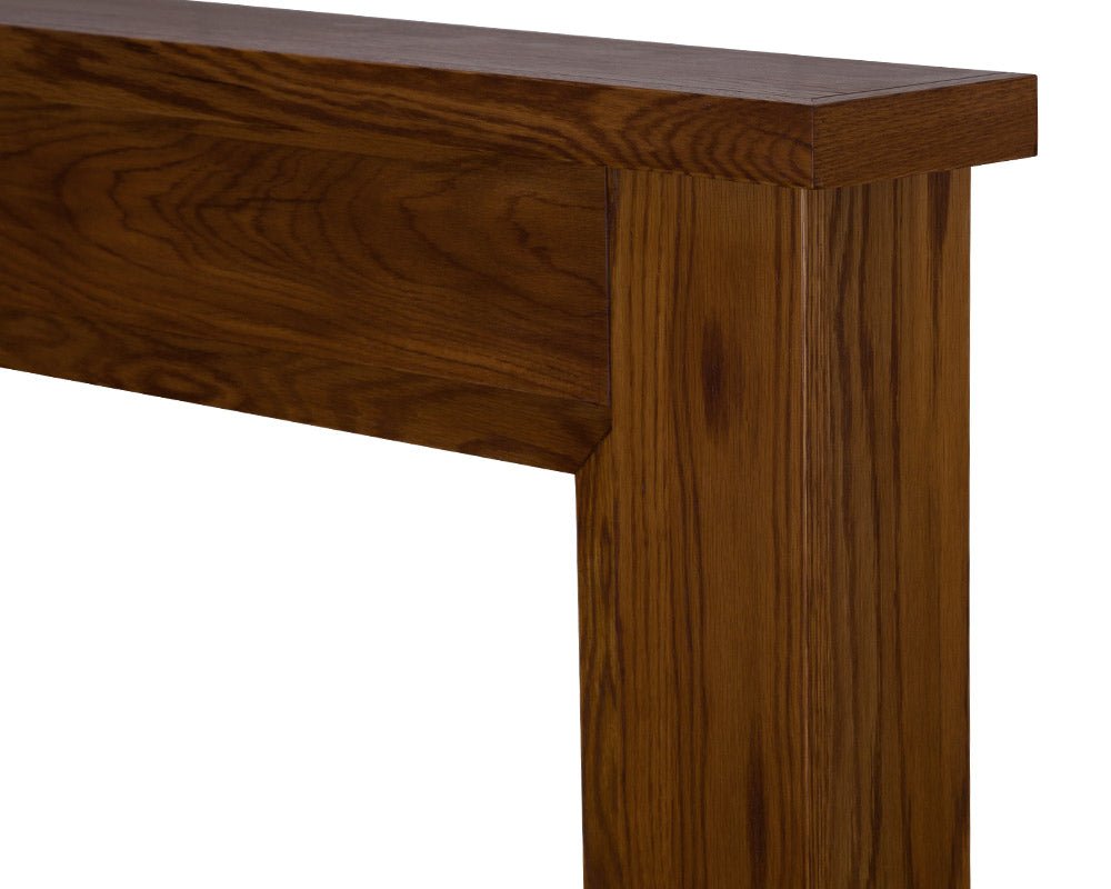Carron Kedleston Solid Oak Fireplace Surround in Waxed Oak