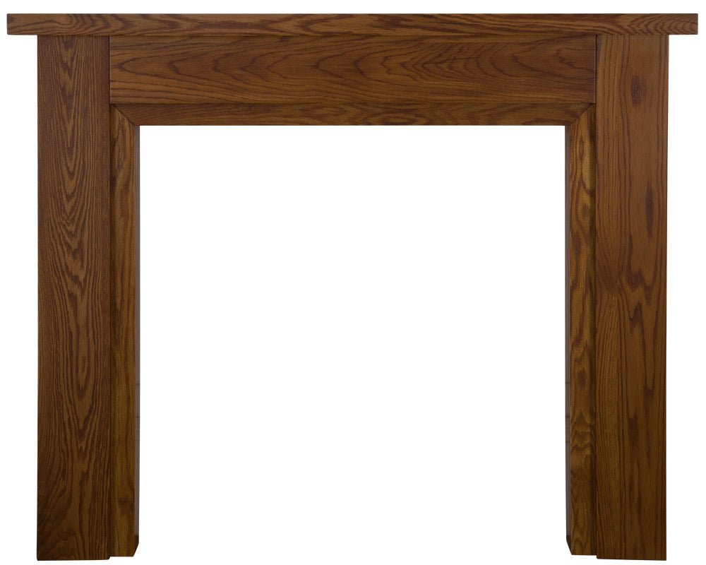 Carron Kedleston Solid Oak Fireplace Surround in Waxed Oak